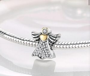 Charm Angel Guardian Diamantado - Imagen 2