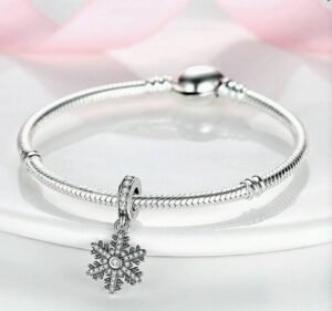 Charm Copo De Nieve Diamantado - Imagen 2