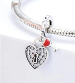 Charm Corazon De Secretos Diamantado - Imagen 2