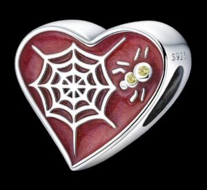 Charm Corazon De Spiderman