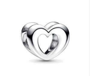 Charm Corazon Plateado