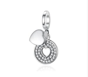 Charm Amuleto De Doble Corazon