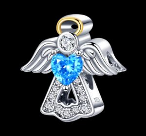 Charm Angel De La Guarda & Corazon Azul