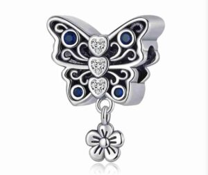 Charm Mariposa & Triple Corazon