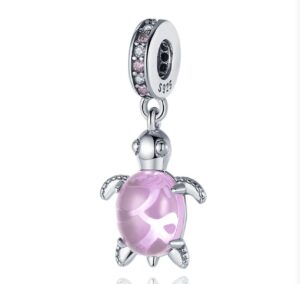 Charm Tortuga Rosa