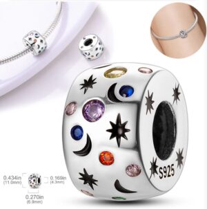 Charm Luna Con Estrellitas - Imagen 2