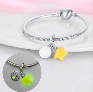 Charm Estrella Sparkle Fluorescente - Imagen 3