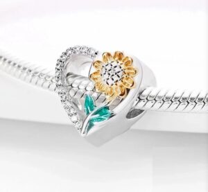 charm Girasol Diamantado - Imagen 2